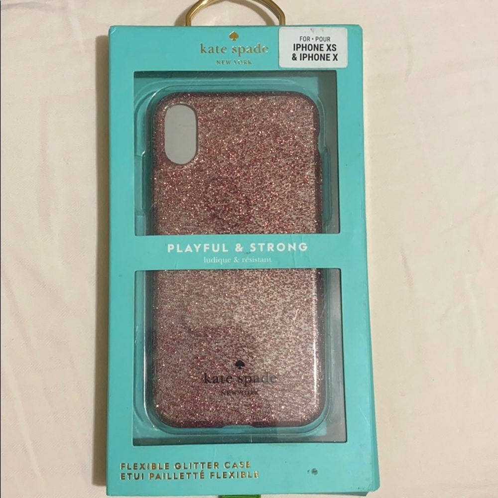 Kate spade glitter adorable phone case